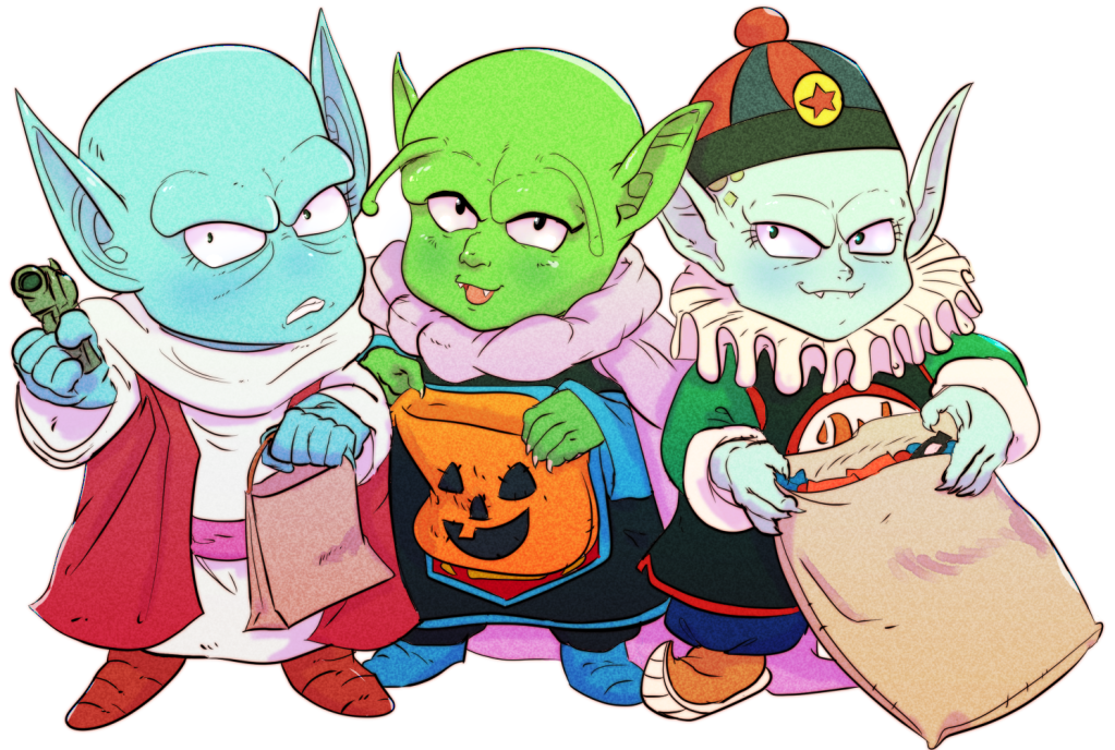 Dende Garlic Jr and Pilaf Halloween